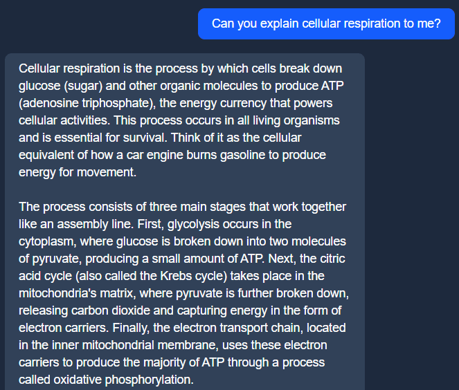 AI-powered biology illustration