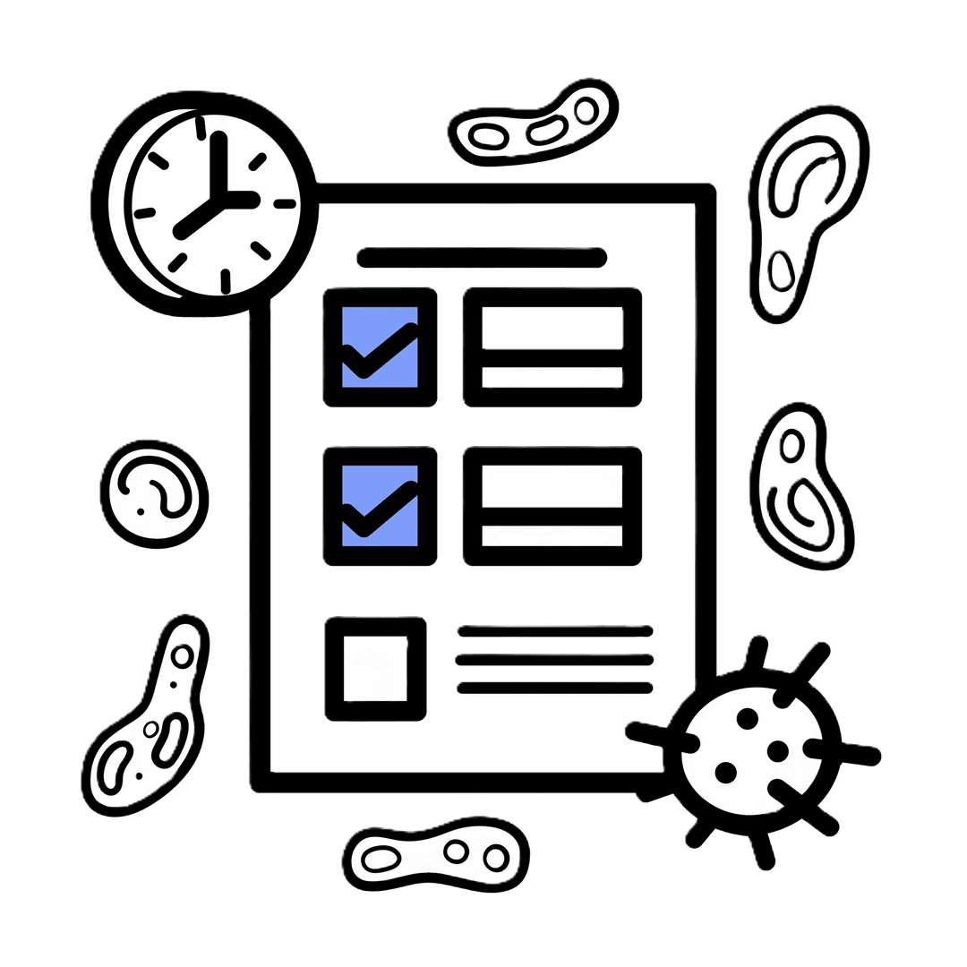 AI-powered biology illustration